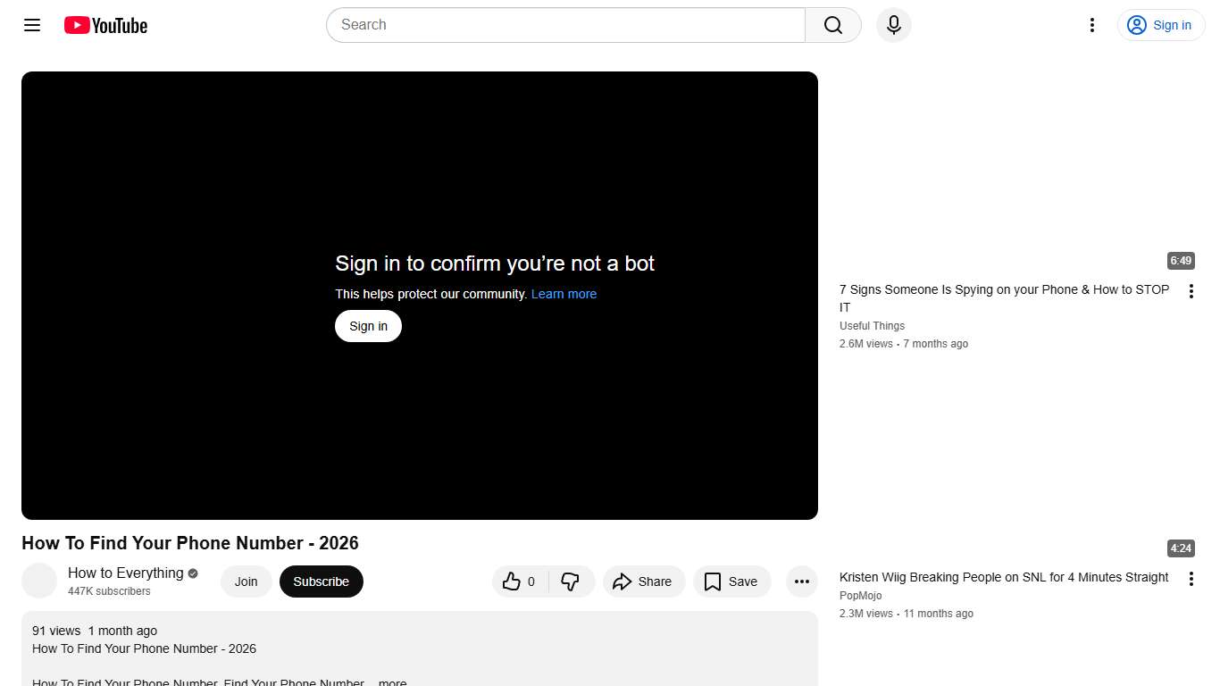 How To Find Your Phone Number - 2026 - YouTube